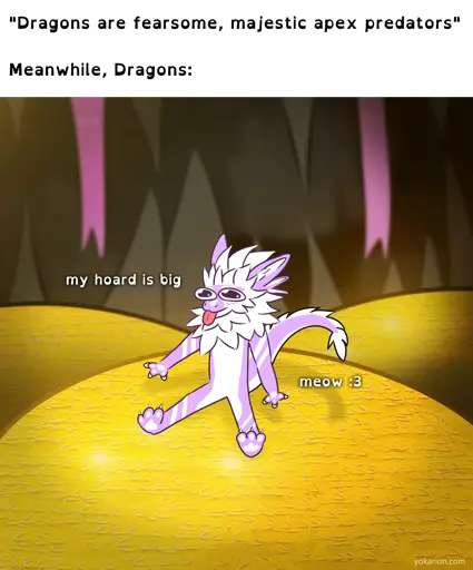 An introspective autistic dragon (Yokarion) rests quietly on a pile of coins in its hoard cave, surrounded by detailed patterns symbolizing accumulated meaning.